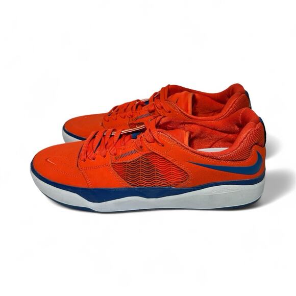 Nike SB Ishod Wair Premium Skater Shoes, Orange Blue Jay, DZ5648-800 Men's 11 - Picture 3 of 9